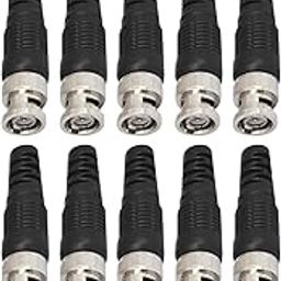 MX BNC connector Video Power Pre-Made All-in-One Video Security 3+1 Complete Copper CCTV Cable connector with 2 Solid Open End CCTV BNC Connectors for CCTV DVR Surveillance System (Pack of 10)-picture-18