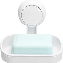Nyarra Acrylonitrile Butadiene Styrene Abs Soap Holder For Bathroom,Non-Drill Vacuum Suction Holder Soap Stand For Bathroom,Durable Wall Mount Soap Dish,Easy One Push Installation [Nr-0561]-picture-6