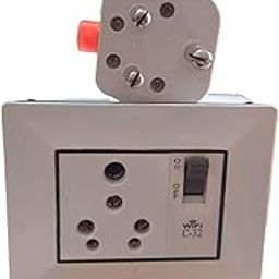 ac box MCB Protected Socket PVC Plastic Base Model 32amp (White)-18