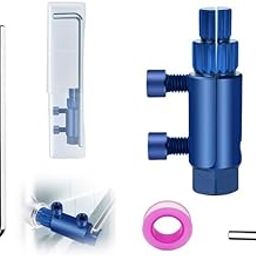 Serplex® Faucet Angle Valve Broken Wire Extractor Adjustable Universal Screw Tool Bolt Remover for 1/2 in and 1 in Stripped Thread Stainless Steel Made 2PCS-image-85