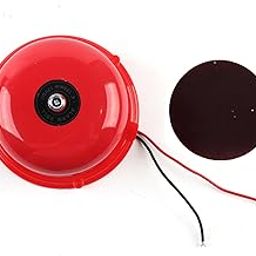 Klanata 100dB Fire Alarm Bell, 4 Inches Internal Strike, Electric Bell for School and Factory Safety-image-56
