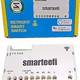Smarteefi WiFi Node Switch, Retrofit Smart Switch for Home Automation, Works with existing switches, No hub required, Compatible with Alexa and Google Home (5 Node (4 + 16A Node))-8