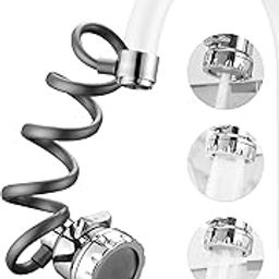 venoclea Kitchen Faucet Sprayer Attachment, Movable Faucet Extender for Kitchen Sink, 360° Rotatable Sink Faucet Head Anti-Splash, 3-Mode Sprayer for Kitchen/Bathroom-image-91