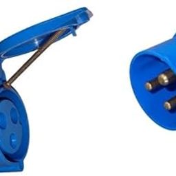 BRS 16A 220-250V 3-Pin IP44 Waterproof Industrial Socket and Plug Wire Connector (Pair of 1)-15