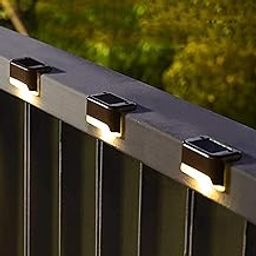 RP ENTERPRISE PARS Aluminium Solar Deck Lights Outdoor 4 Pack Solar Waterproof Led Solar Lights for Outdoor Stairs, Step, Fence, Yard, Patio, and Pathway-image-87