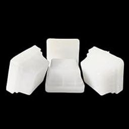 1.5 inch Square PVC Nylon Bush - 38mm Square PVC End Cap Tip Feet Bush for Chair Table Metal or Steel Furniture Leg Pipe Internal Size 38 x 38mm (Pack of 4)-picture-23