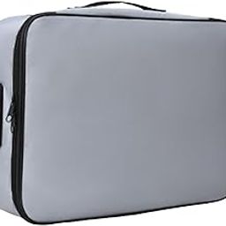 BNF Fireproof Document Bag Portable Document Organizer for Home Office Documents Gray with Lock | Home & Garden-21