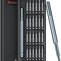Tukzer 24 In 1 Mini Precision Screwdriver Set with Magnetic Head & S2 Steel Bits for Mobile Phone, Tablet, PC & Household Repair Tool Kit - Black-8