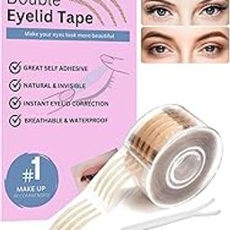 ARROW QUICK 600 pair eyelid tape for double eyelid invisible waterproof, eyelid tape for hooded eyes Makeup Eyelid tape tools Sticker Strips with fork(1 pcs)-picture-14