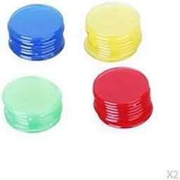 ATORSE Toy 200 Pieces Casino Poker Chips 19mm Bingo Chips Tokens Casino for Card Games-Toys & Hobbies-Games-Board & Traditional Games-Contemporary Manufacture-image-29