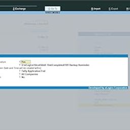 Backup Reminder Module - Tally Add-On (E-mail Delivery - No CD) - Multi User-16