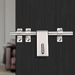 Silver Aldrop by Xpert 10 Inches (Pack of 1) - Door Kadi Konda Set - SSAL-615 (S.S) 3+1 (Aldrop for Main Door)-19