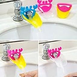 SYGA 2 Piece Plastic Faucet Sink Handle Extender for Children-Baby Bathroom Accessory, Excellent Hand Washing Guide, Multicolor-image-66