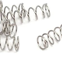 uxcell Compression Spring,304 Stainless Steel,3mm OD,0.3mm Wire Size,10mm Free Length,Silver Tone,10Pcs-12