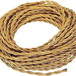 MYADDICTION Pendant Light Cord DIY Lighting Fixture Cable for Industrial Bedroom Kitchen Gold-image-27