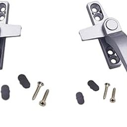 2Pieces Casement Locking Handle with Lock Handle Aluminum Window Handles-picture-4