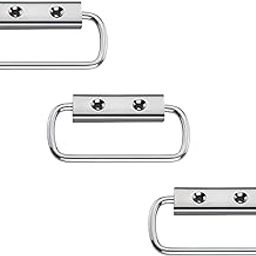 Rawk Stainless Steel 101-Chest 4 Inch Silver Drawer Kadi, Knobs, Pull Handle for Cabinet/Door/Wardrobe (C.P, Pack of 2)-image-40