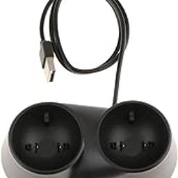 ATORSE® Dual Controller Charge Dock Station Cradle Holder for Ps Vr Ps Move - Can Charging 2 Controllers Simultaneously-19