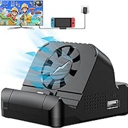 New World TV Dock for Nintendo Switch OLED Model, Portable Docking Station with Cooling Fan-image-46