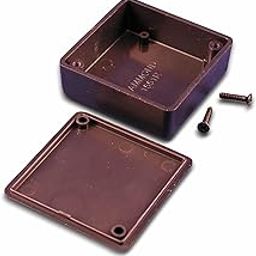 Hammond Manufacturing 1551RBK 50 X 50 X 20MM ABS Black-image-2
