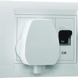 Pack of 1 Piece 16A Modular AC Box with Single Pole MCB (ESP116) White-3