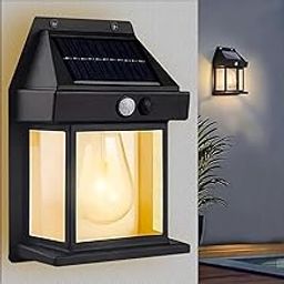 shakuntala creation Solar Outdoor Wall Light, Motion Sensor LED Sconce, Waterproof Security Lamp for Patio, Garden, Porch-image-53