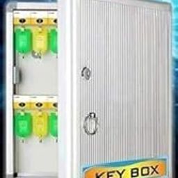 DHVAJ Aluminum Key Lock 32 Position Portable Key Cabinet Lock Box | 27.5 X 5.5 X 32.5 cm | Silver-17