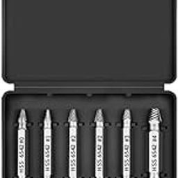 Serplex® 6PCS Multipurpose Screw Extractors Set, Hardened Steel Dual-Ended Tools for Stripped & Damaged Screws, Bolts, Nuts, with Compact Storage Case for DIY & Professional Repairs-image-5