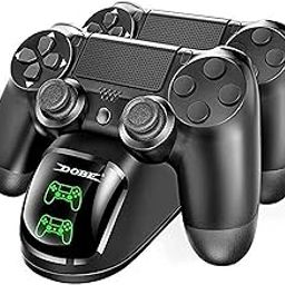 Dobe New World Ps4 Controller Charging Dock With Cable (Black), USB-5