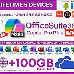 MS 365 Premium Edition with Copilot Ai | Latest 2026 Launch | (5 Devices, Lifetime Validity) for Win, iOS, macOS, iPADOS, Android | 100GB Cloud Storage for lifetime | Regular Updates with Unlimited Reinstallations-18