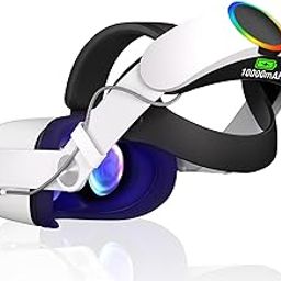CALMORA Head Strap with Battery for Oculus Quest 2, 10000mAh Battery Pack for Extended 8 Hrs of Playtime, Fast Charging VR Power, Adjustable Elite Strap Enhanced Support and Balance in VR-image-20