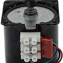 xcluma 220V 2.5r/min 2.5 Turn per Minute 60KTYZ 14W 14 Watt Gear Incubator Motor with Gear Wheel-12