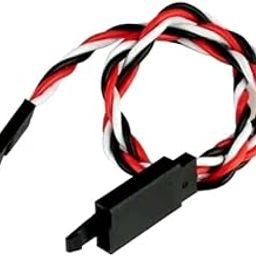 Yuvaa Enterprisess Twisted 15CM 22AWG Servo Lead Extension (Futaba) Cable with Self-locking Hook-image-78