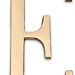 4" Brass House Hotel Door Name - Wall Door Plaque Alphabet Letter "E" - Size 4 Inches-picture-20