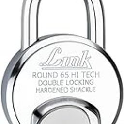 Link Hi-Tech 65mm Heavy-Duty Round Padlock – Stainless Steel Body, Hardened Shackle, 3 Iron Keys (Nickel Plated), 15-Year Warranty-picture-15