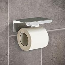 U-S-F BATH ACCESSORIES Toilet Paper Roll Holder for Bathroom, 304 Stainless Steel Toilet Paper Holder in Bathroom, Toilet Tissue Roll Holder for Bathroom, Bathroom Accessories(Chrome, Square)-image-72
