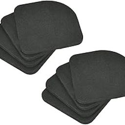Non-Slip Furniture Pads for Table, Sofa, Refrigerator, Washing Machine Anti-Vibration Feet Pads, Universal Rubber Floor Scratch Protectors (Black, Pack of 8)-image-21