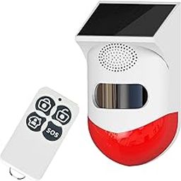 CALANDIS® 120dB Solar Infrared Motion Sensor Alarm Detector for Outdoor Waterproof | Home & Garden | Home Improvement | Home Security | Sensors & Motion Detectors-image-80