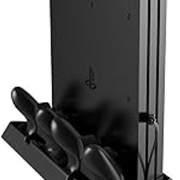 atdaraz Vertical Stand for PS4 Pro with Cooling Fan, Controller Charging Station for Sony PlayStation 4 Pro Game Console, Charger for P S 4 [Video Game].-15