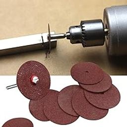 DIY Crafts Pack 100 Pcs, Black Colour, Cut-Off Wheels Thick, Cutting Wheel Cut Off Discs Coated Rotary Tools with Mandrel for Drem (Pack 100 Pcs, Black Colour)-17