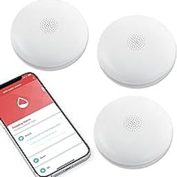 HEIMAN Water Leak Detectors for Home, Wi-Fi Smart Water Sensor Alarm, 75 dB Water Flooding Alerts and App Remote Notifications, Leak and Drip Detectors for Basement, Kitchen, Laundry, Bathroom-image-63