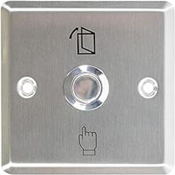 Team Office Stainless Steel Switch, Door Exit Push Button For Access Control(NO,NC,Com Output)-1