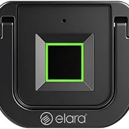 Elara Smart Drawer Lock, Fingerprint Scanner with 20 User Storage, Auto-Lock System, Type-C Port, Smart Lock for Cabinets and Drawers Black-image-65