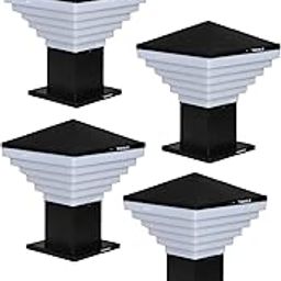 Twixle Black gate Light for Home gate/gate lamp/gate Lamps for Outdoor Waterproof/gate Light/gate Pillar Lights for Outdoor for Stairs, Boundries, Pillar, Garden (Bulb Not Included) (Pack of 4)-21