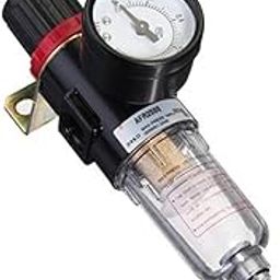 1/4 Inch Air Compressor 130PSI Regulator Moisture Water Trap Filter Regulator Separator Pressure-32