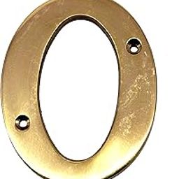 eSplanade Brass House Hotel Door Name Alphabets - Wall Door Plaque Alphabet Letter - Golden - 4" Inches ("O" Alphabet - 4")-picture-15