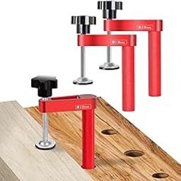 Serplex® 2PCS Bench Dogs Clamps, Wood Clamps for woodworking, From the Renovation System, Adjustable Aluminum Woodworking Tool Clamp Woodworking Quick Clamping for MFT Table with Protective Pads-image-16