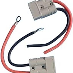SB50 Anderson Connector one Pair (2 nos) one Side with M6 Copper lugs, with 15 CM Silicon Cables Crimped with HYDROLIC Tools-18