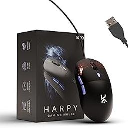 Kreo Harpy Gaming Mouse Wired, 55g Ultra-Lightweight Design, Customizable RGB Mouse for Laptop Gaming, Mouse for Pc, 1000Hz Polling Rate, 12800 DPI-22