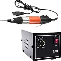 QYA 802, Electric Screw Driver Variable Speed DC Powered Electric Screw Driver with Bits and 18V Triple Speed Power Supply.(Input:AC 220V) (Output: DC 24/36V)-image-16